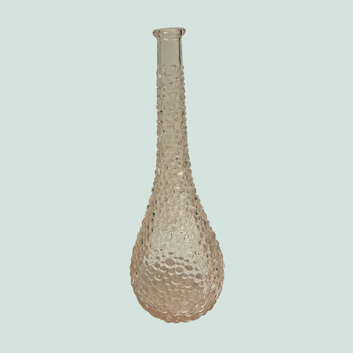 Empoli-genie-hobnail-bottle-pink