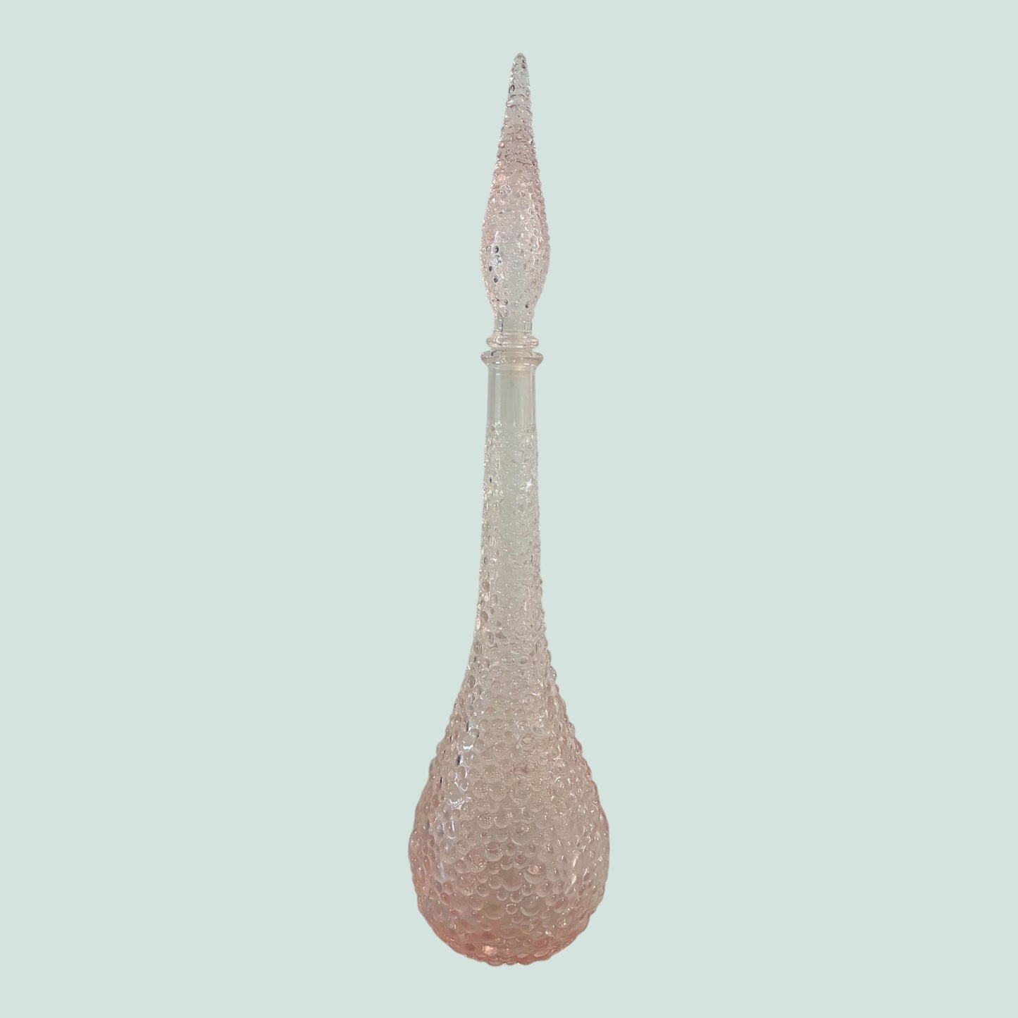 Empoli-hobnail-genie-bottle-pink