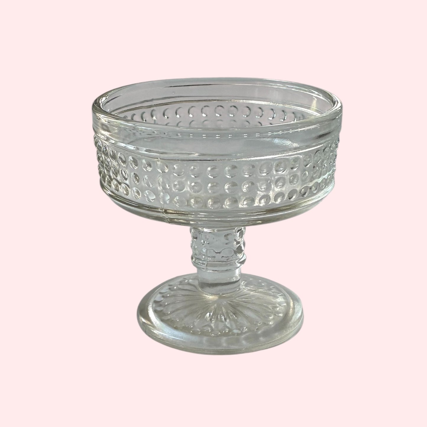 Riihimaen-lasi-barokki-jalkiruokamalja-kirkas