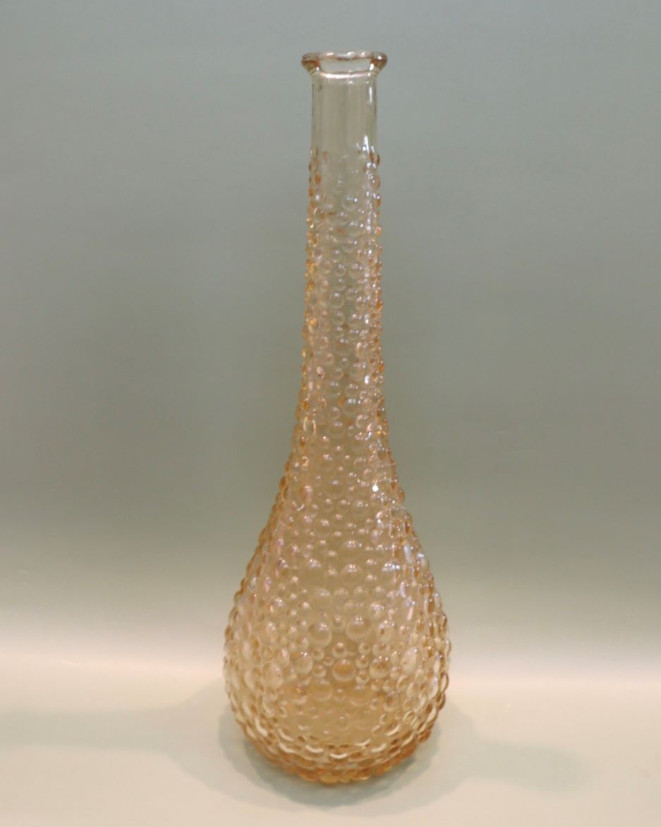 Empoli Empoli Glassworks Genie glass bottle lemon yellow