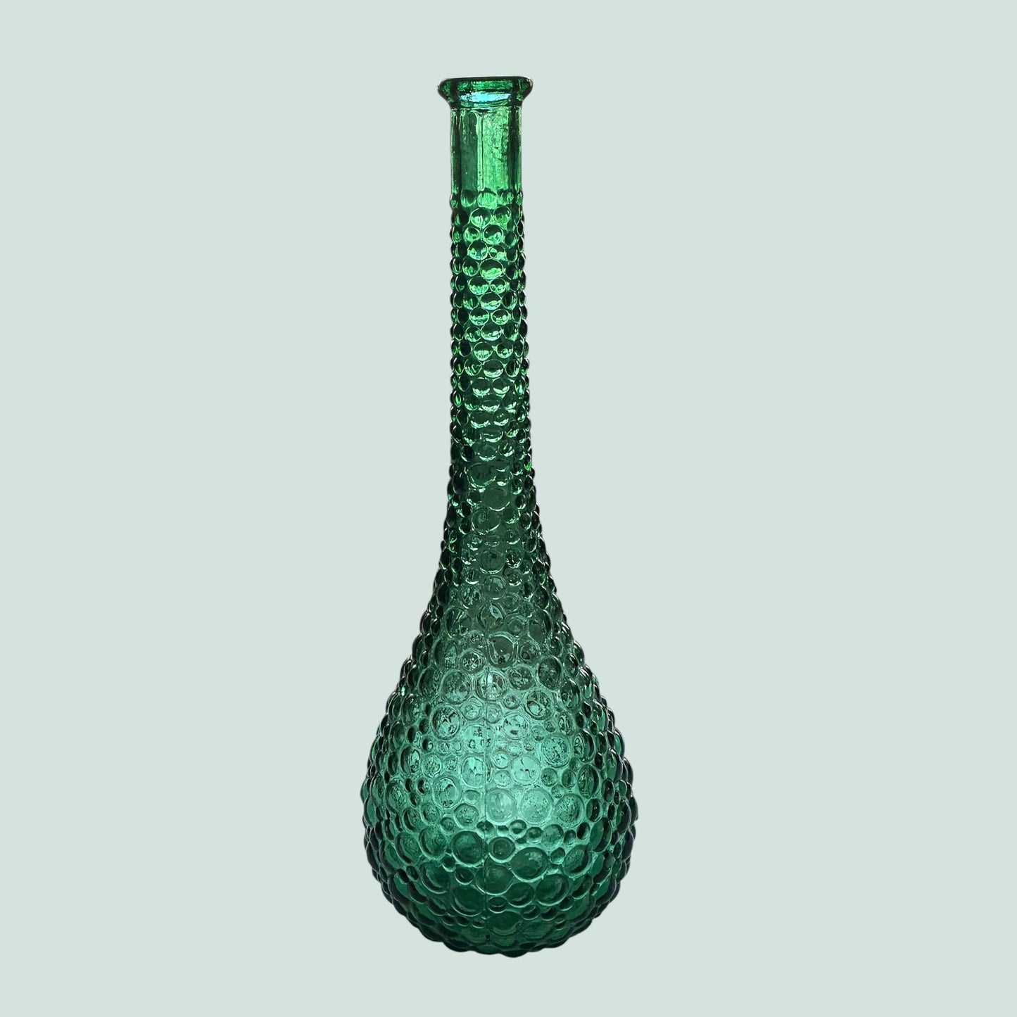 empoli-genie-hobnail-bottle-dark-green