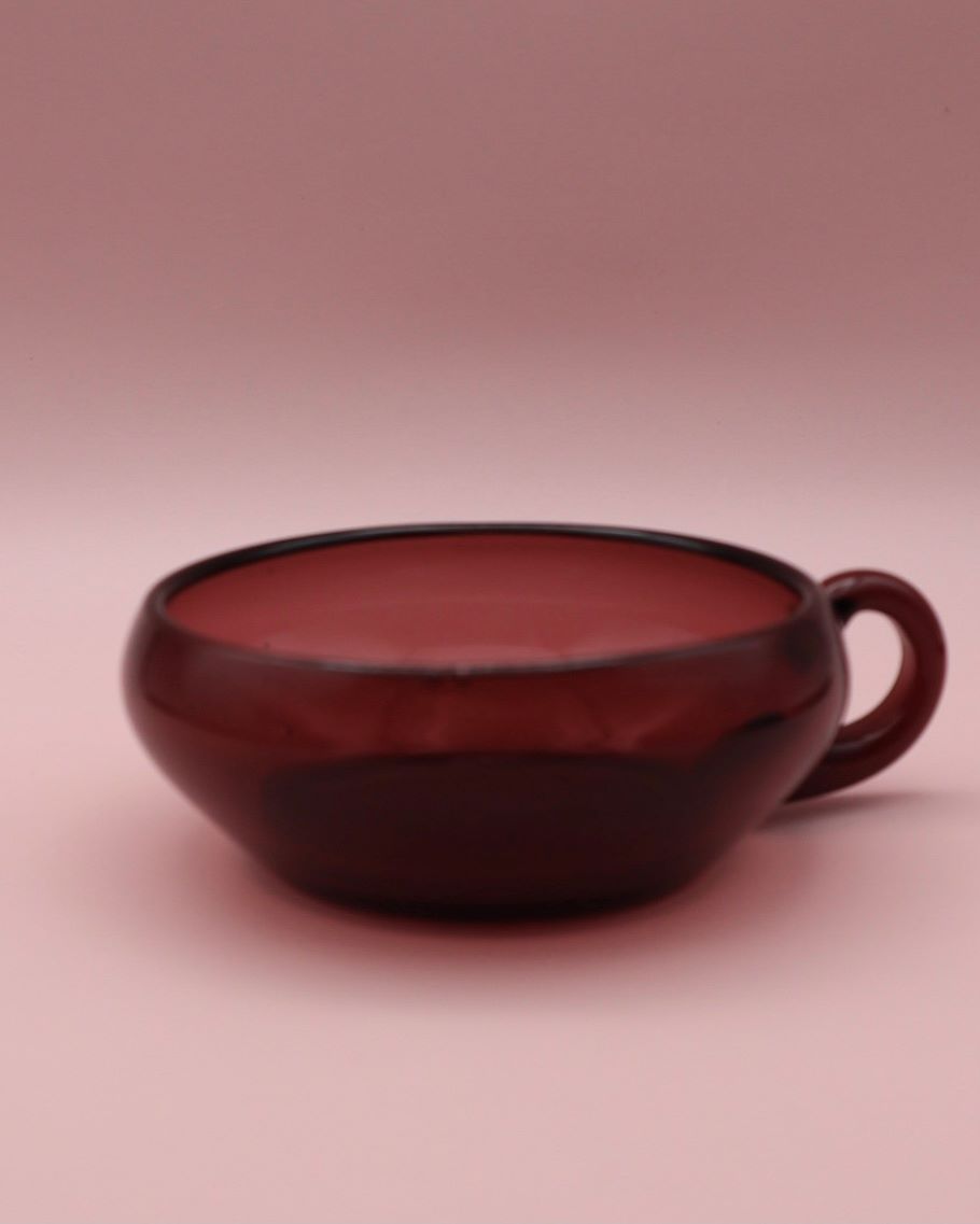 kumela korvallinen jalkiruokakulho lila