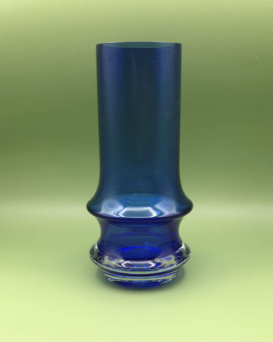 riihimaen-lasi-reimari-maljakko-sininen