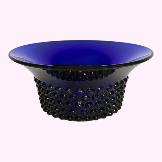 Nuutajarven-lasi-nappylakulho-sininen