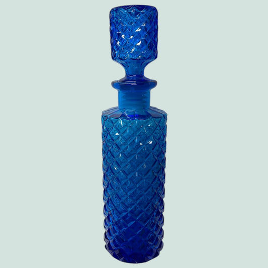 Empoli-glassworks-blue-carafe