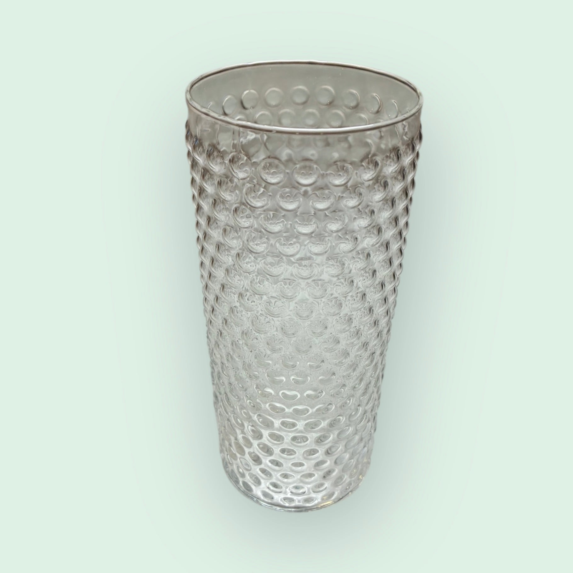 Nuutajarven-lasi-nappyla-maljakko-kirkas