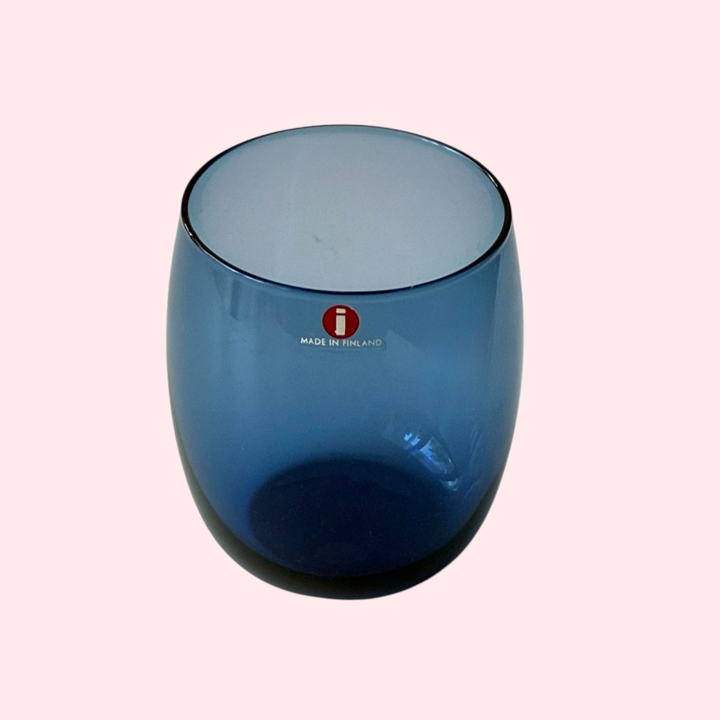 Iittala-2007-juomalasi-sininen