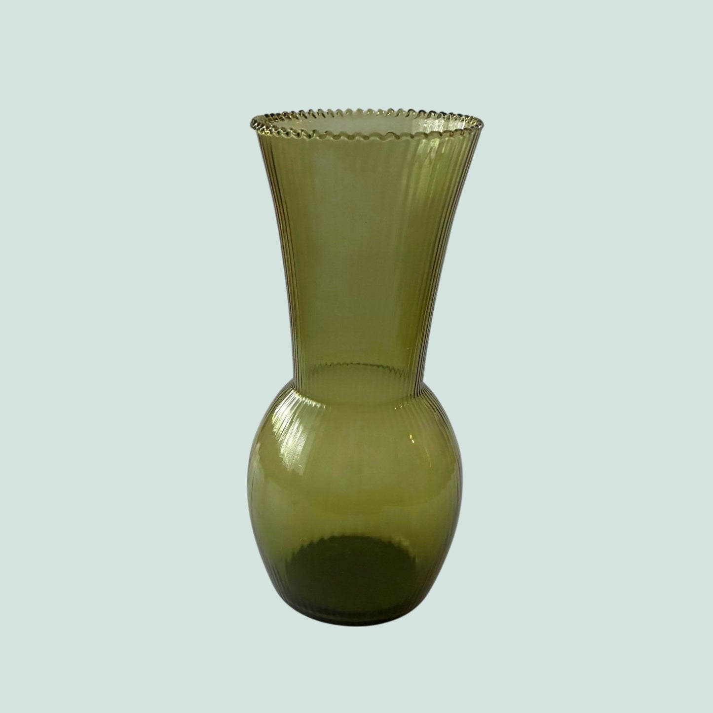 Iittala-kielo-maljakko-vihrea