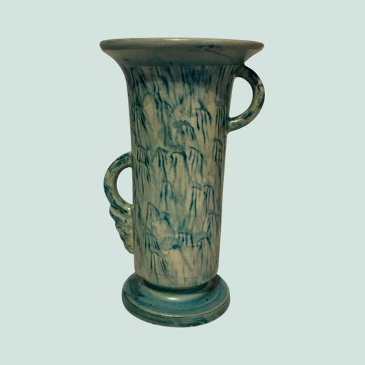 Kupittaan-savi-maljakko-vihertava