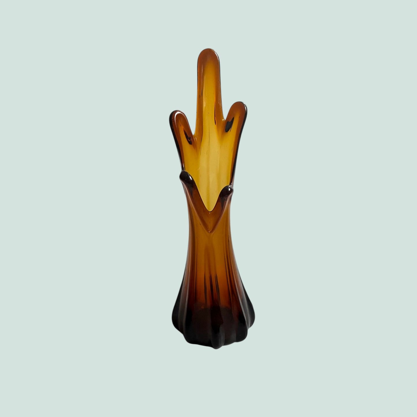 MCM-swung-five-finger-vase-brown