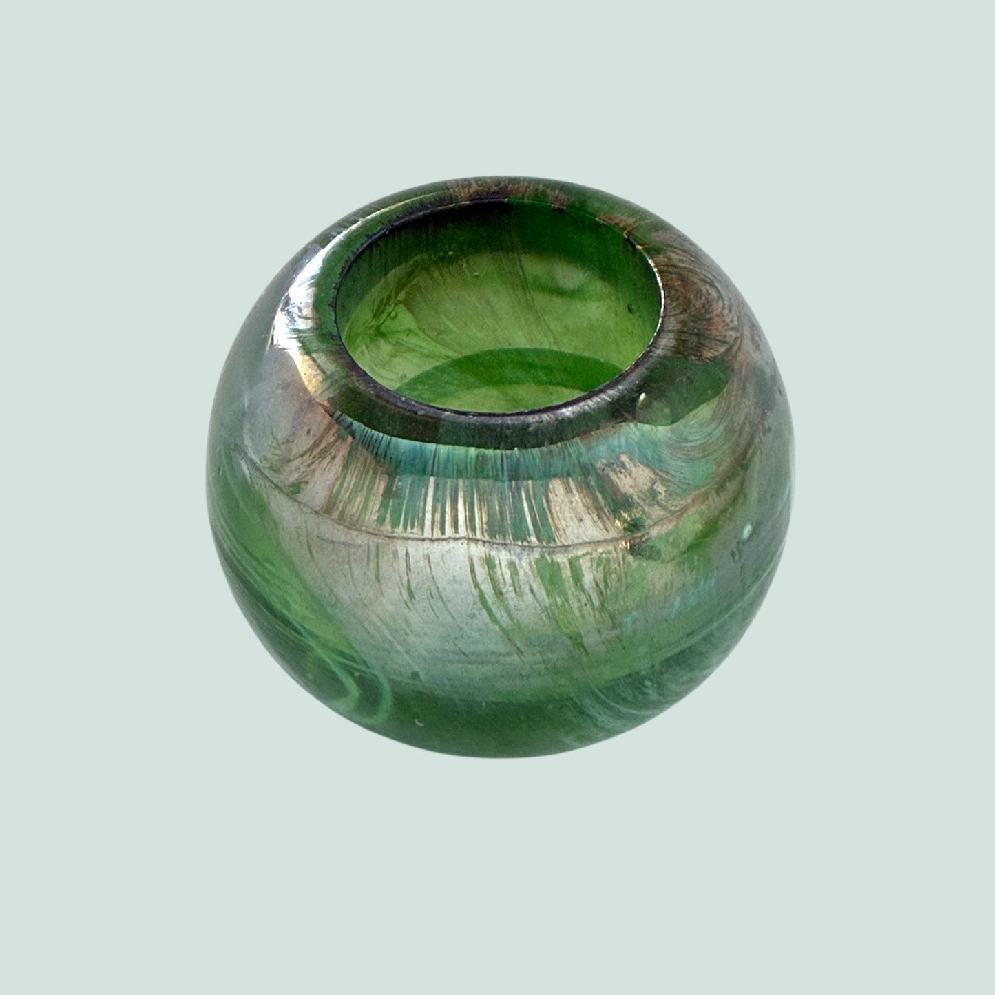 Nuutajärvi glass Pilvi tealight holder