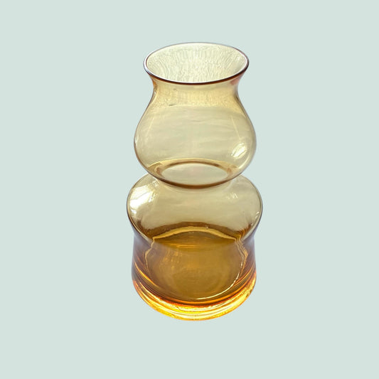 Riihimaen-lasi-maljakko-aladin-amber