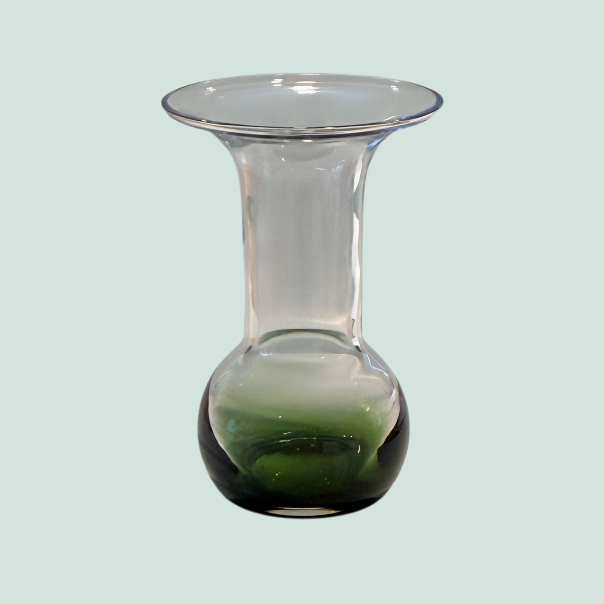 Riihimaen-lasi-sipulimaljakko-vihrea