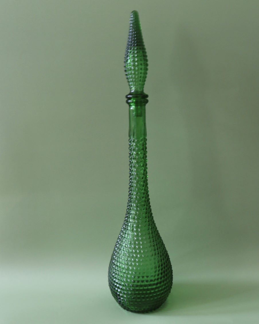 empoli-genie-diamond-cut-glass-bottle-green