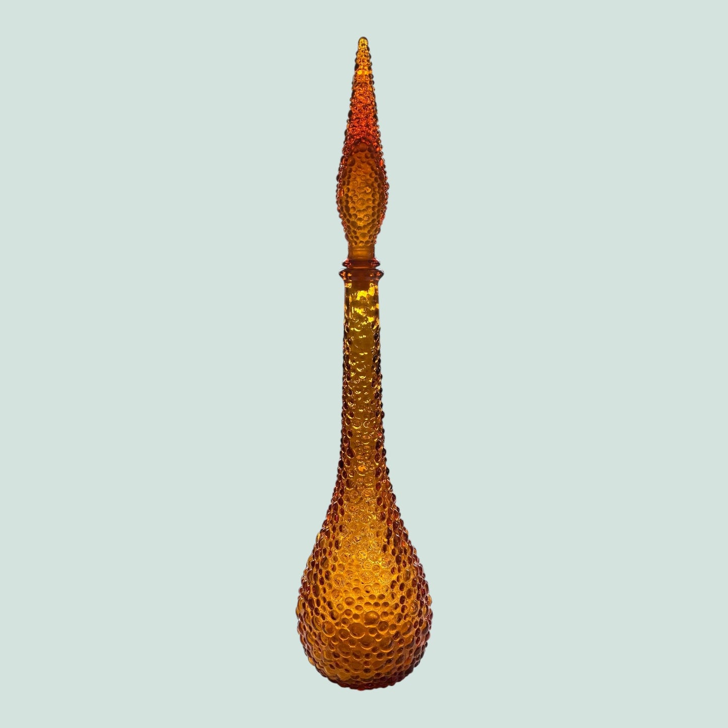 empoli-genie-hobnail-bottle-brown