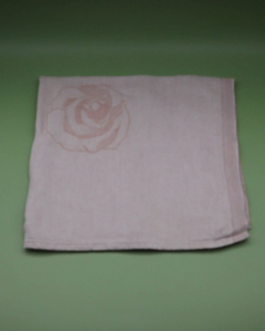 Tampella One Hundred Roses napkin/handkerchief, pink